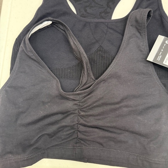 Bundle 4 Skechers Sports Bra Bundle M-XL Nike Gray Navy Black Sporty - Picture 9 of 11